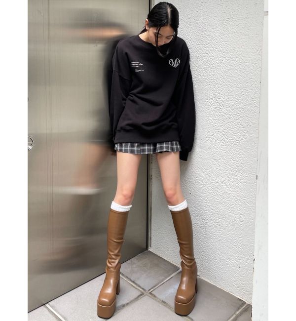 EMODA「バルキープランプフィットブーツ」|ロングブーツ|