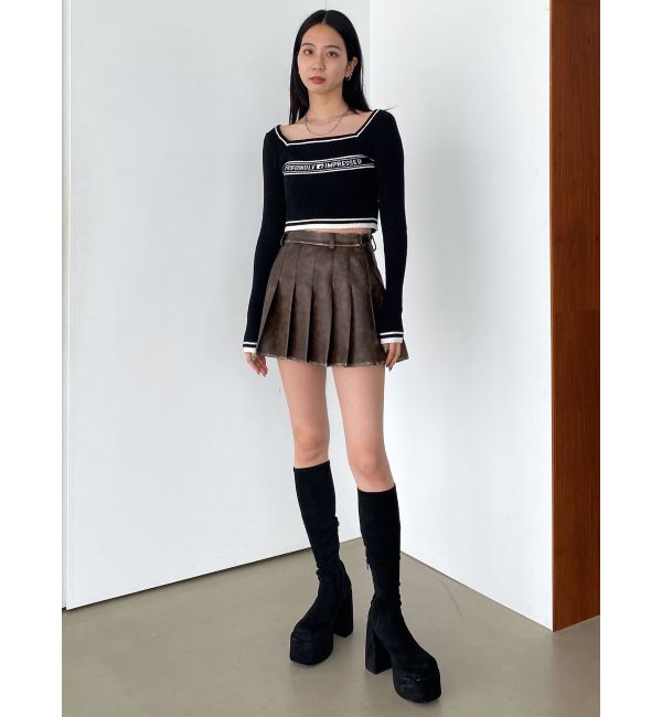 EMODA「バルキープランプフィットブーツ」|ロングブーツ|