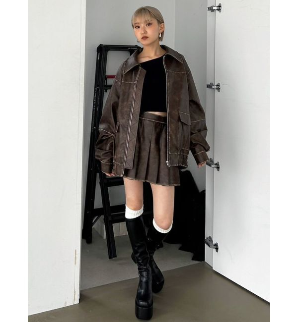 EMODA「バルキープランプフィットブーツ」|ロングブーツ|