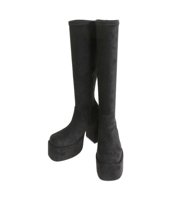 EMODA「バルキープランプフィットブーツ」|ロングブーツ|