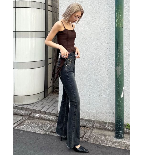 EMODA「ハングラッフルキャミソール」|Tシャツ・カットソー|