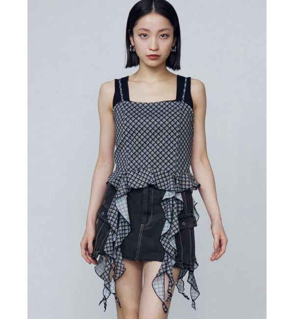 EMODA「ハングラッフルキャミソール」|Tシャツ・カットソー|