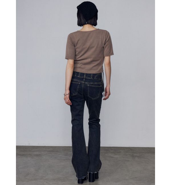 EMODA「リブクラッシュレーストップス」|Tシャツ・カットソー|