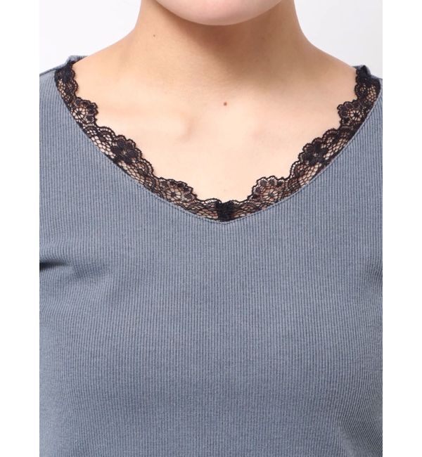 EMODA「リブクラッシュレーストップス」|Tシャツ・カットソー|