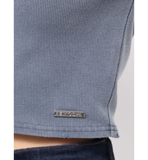 EMODA「リブクラッシュレーストップス」|Tシャツ・カットソー|