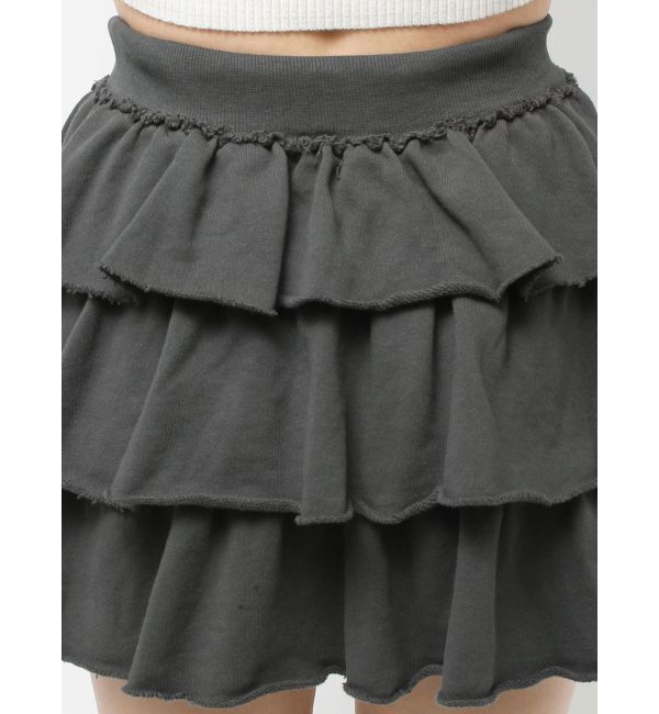 EMODA「スウェットティアードミニスカート」|スカート|
