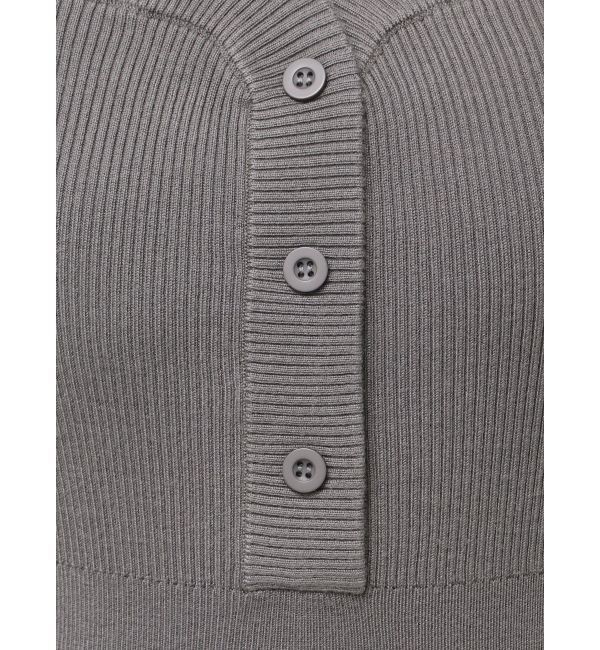 EMODA「フロントボタンリブニットワンピース」|ワンピース|