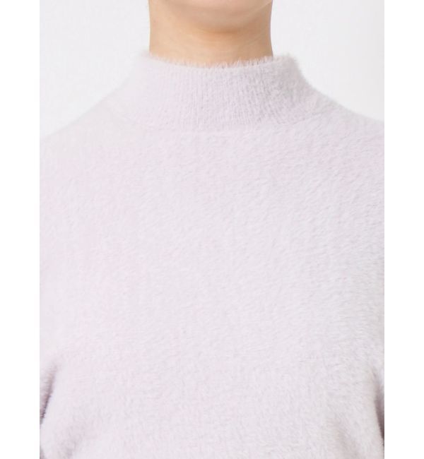 MERCURYDUO「ハイネックミニシャギーコンパクトニット」|ニット・セーター|