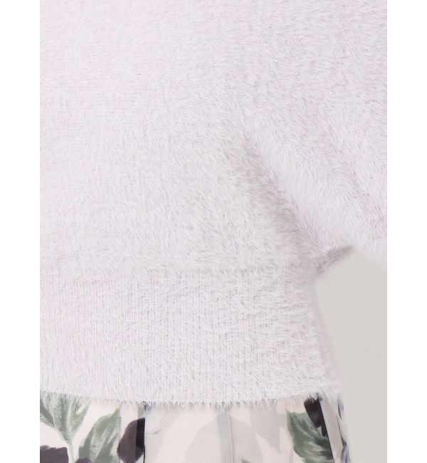 MERCURYDUO「ハイネックミニシャギーコンパクトニット」|ニット・セーター|