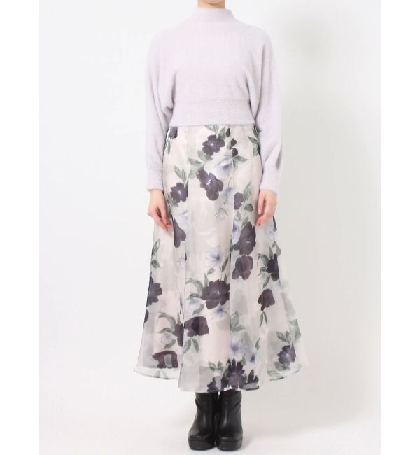 MERCURYDUO「ハイネックミニシャギーコンパクトニット」|ニット・セーター|