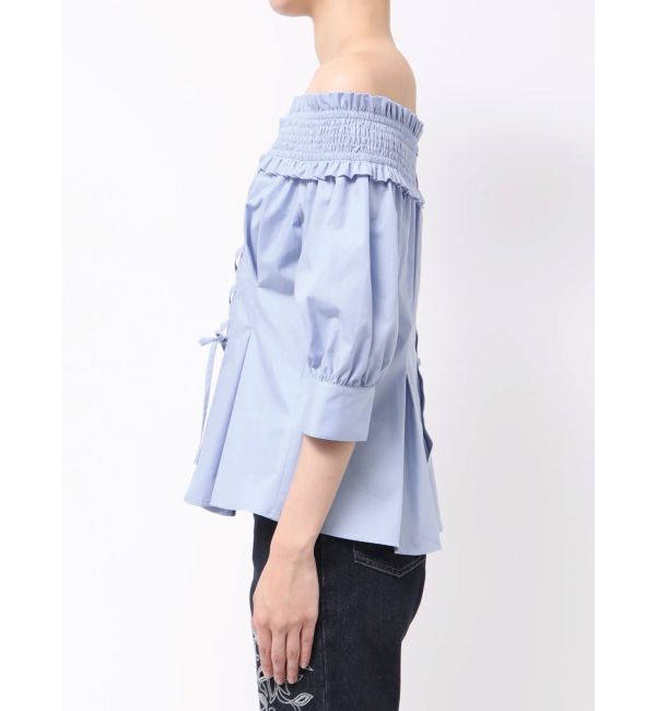 MERCURYDUO「前後2WAYレースアップコルセットブラウス」|シャツ・ブラウス|