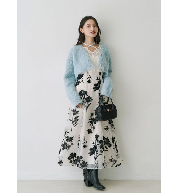 MERCURYDUO「ストレッチレースカットソー」|Tシャツ・カットソー|