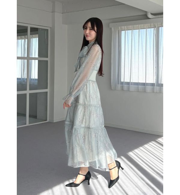 MERCURYDUO「トワルドジュイボウタイウエストリブワンピース」|ワンピース|