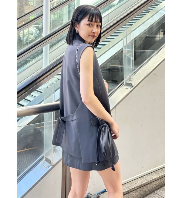 MURUA「ハイウエストベルトミニスカート」|スカート|