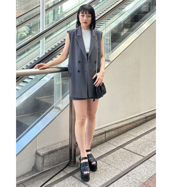 MURUA「ハイウエストベルトミニスカート」|スカート|