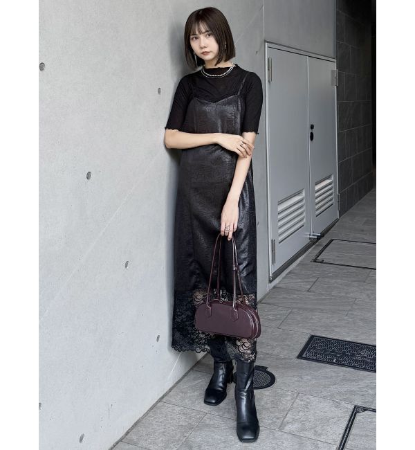 MURUA「ボトルネックシアーカットトップス」|Tシャツ・カットソー|