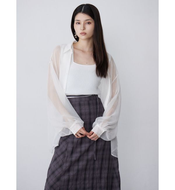 MURUA「チェックフレアスカート」|スカート|