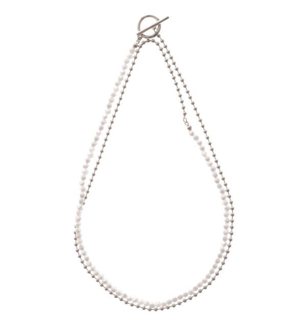 MURUA「パールチェーンMIXネックレス」|ネックレス|