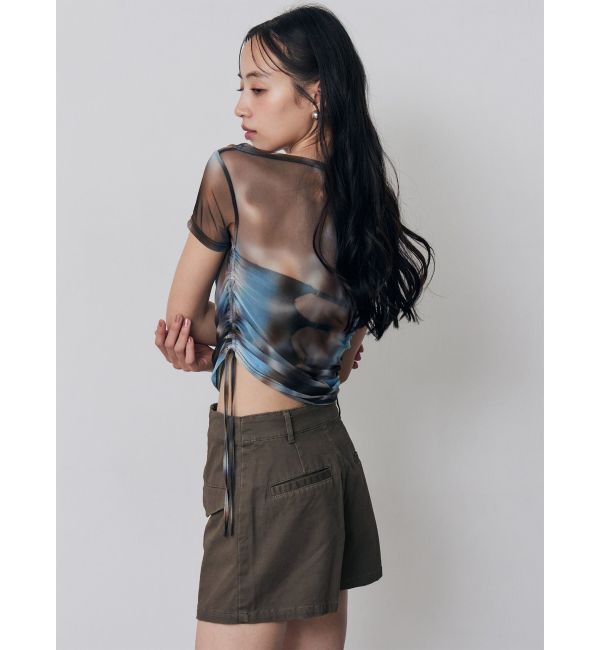 MURUA「タックドロストシアートップス」|Tシャツ・カットソー|