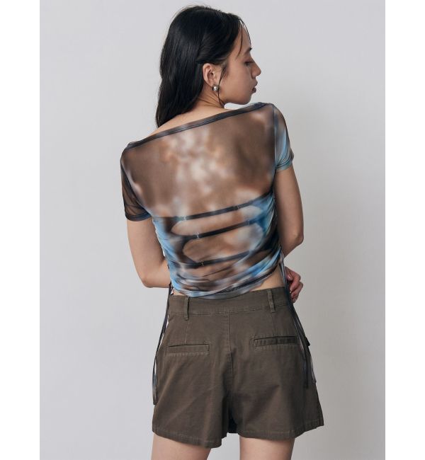 MURUA「タックドロストシアートップス」|Tシャツ・カットソー|