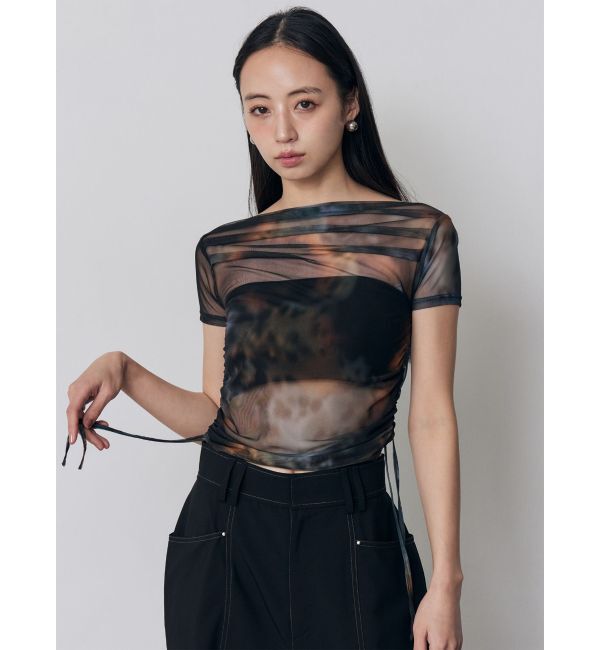 MURUA「タックドロストシアートップス」|Tシャツ・カットソー|