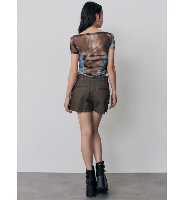 MURUA「タックドロストシアートップス」|Tシャツ・カットソー|