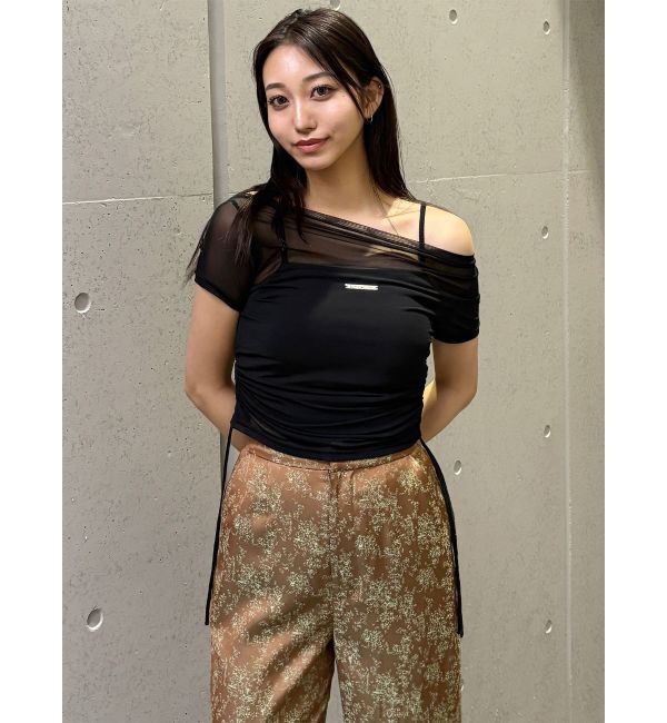 MURUA「タックドロストシアートップス」|Tシャツ・カットソー|