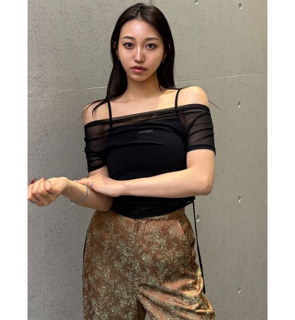 MURUA「タックドロストシアートップス」|Tシャツ・カットソー|