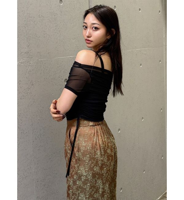 MURUA「タックドロストシアートップス」|Tシャツ・カットソー|