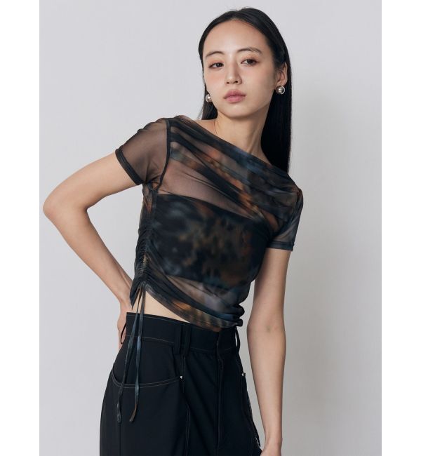 MURUA「タックドロストシアートップス」|Tシャツ・カットソー|