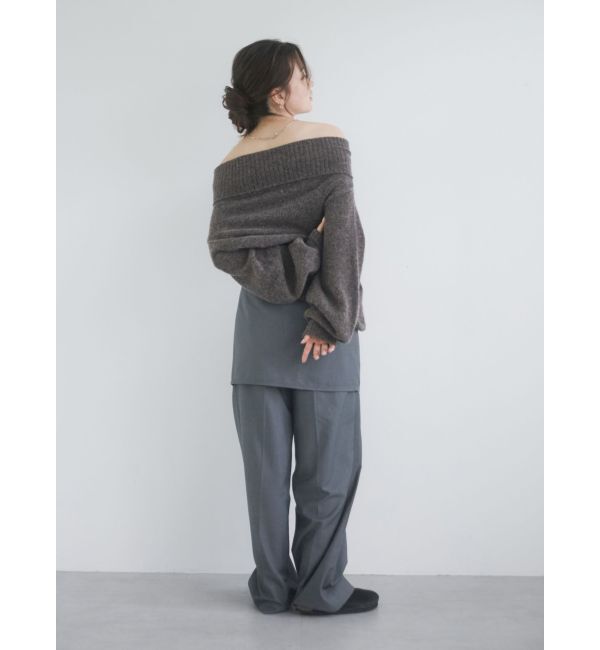 Ungrid「スカートセットタックパンツ」|その他|