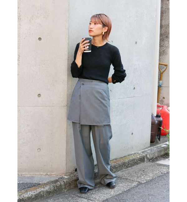 Ungrid「スカートセットタックパンツ」|その他|