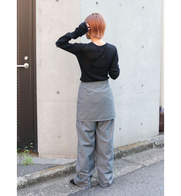 Ungrid「スカートセットタックパンツ」|その他|