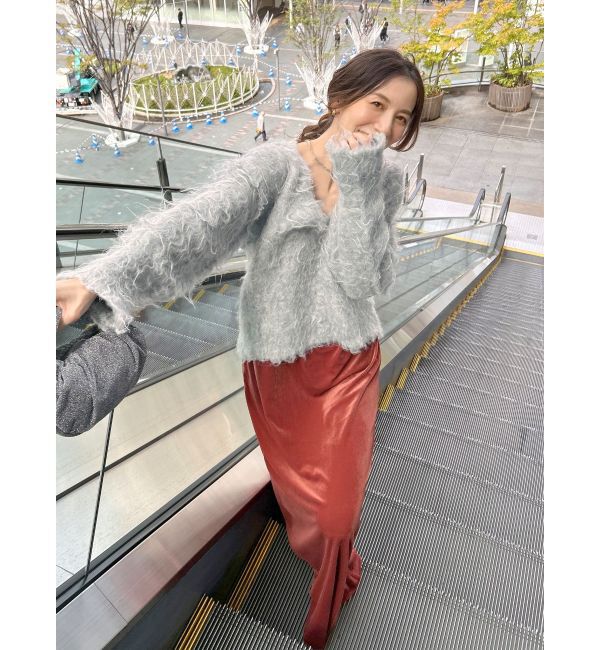 Ungrid「ベロアキャミワンピース」|ワンピース|