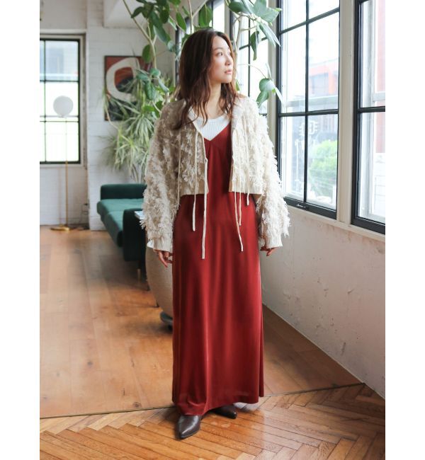 Ungrid「ベロアキャミワンピース」|ワンピース|