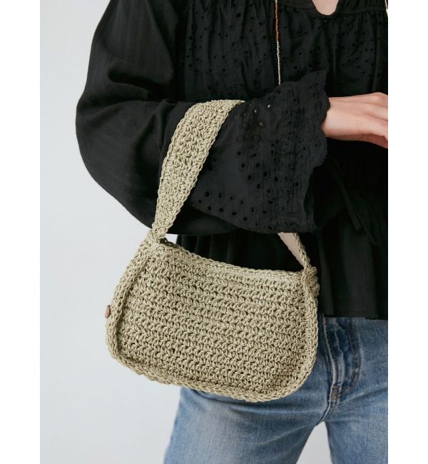 Ungrid「雑材ミニバッグ」|その他|カーキ