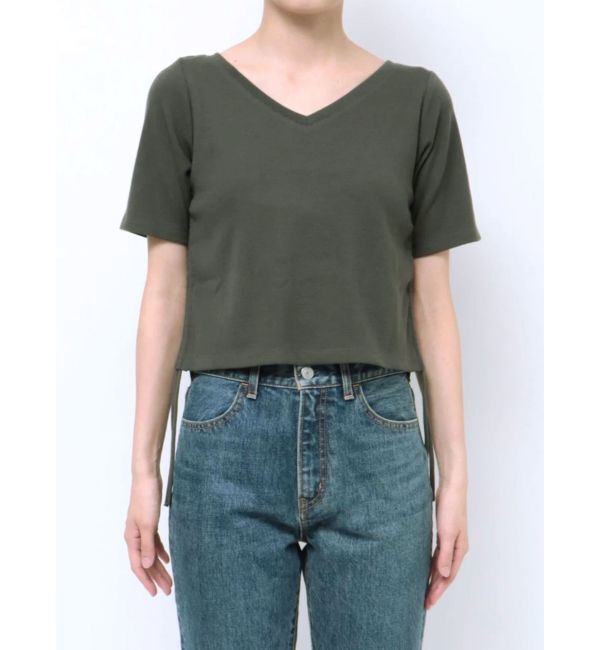 Ungrid「サイドギャザーショートTee」|Tシャツ・カットソー|