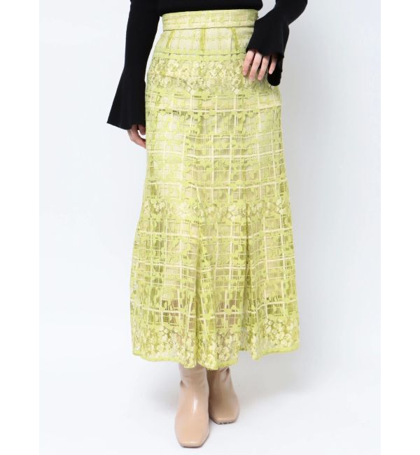 LAGUNAMOON「パターンレースマーメイドスカート」|スカート|