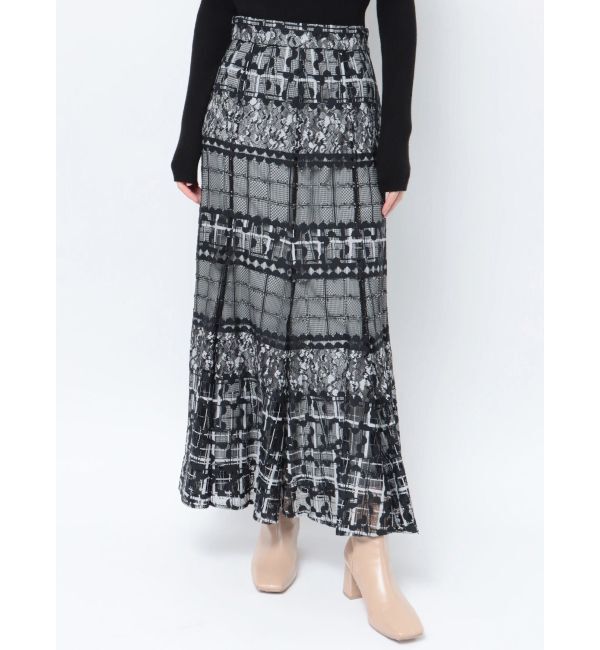 LAGUNAMOON「パターンレースマーメイドスカート」|スカート|
