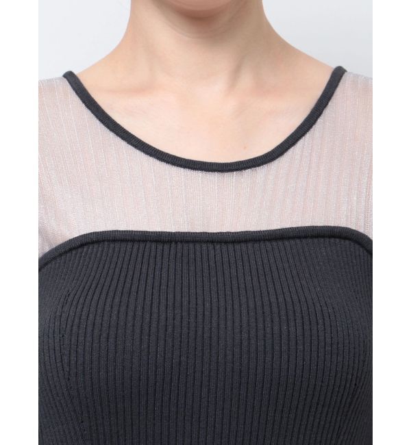 LAGUNAMOON「ドッキングベアニットワンピース」|ワンピース|