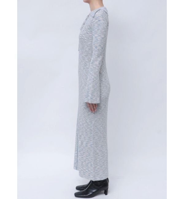 LAGUNAMOON「リボンカラーネックニットワンピース」|ワンピース|