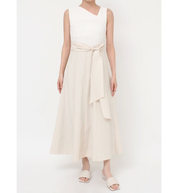 LAGUNAMOON「カットジャガードドッキングワンピース」|ワンピース|