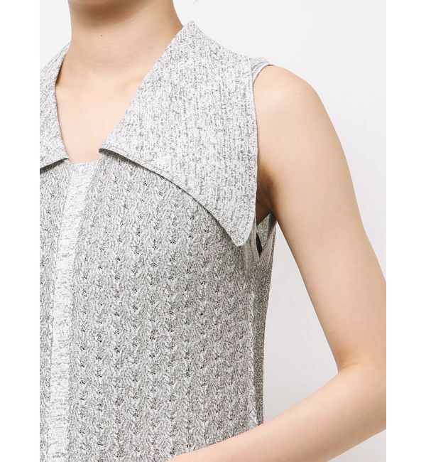 LAGUNAMOON「ミックスパターンカラーネックニットワンピース」|ワンピース|