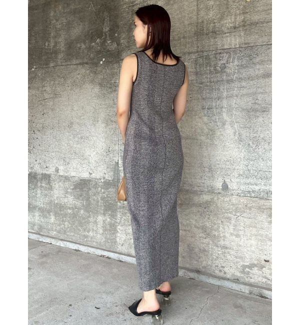 LAGUNAMOON「メタルボタンデザインニットワンピース」|ワンピース|