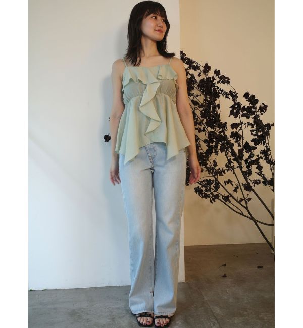 LAGUNAMOON「ラッフルフリルキャミブラウス」|シャツ・ブラウス|