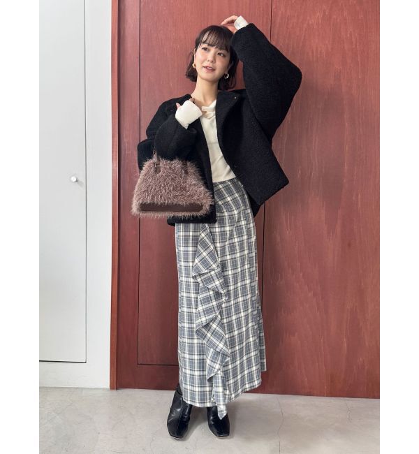 LAGUNAMOON「チェックラッフルスカート」|スカート|