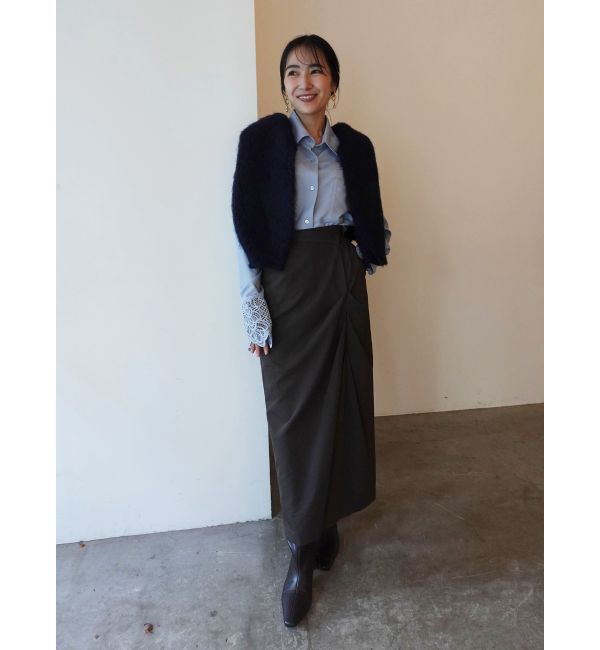 LAGUNAMOON「アルパカシャギーVネックニットプルオーバー」|ニット・セーター|