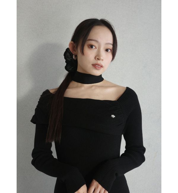 LAGUNAMOON「【POLO BCSコラボ】オフショルチョーカーニットワンピース」|ワンピース|