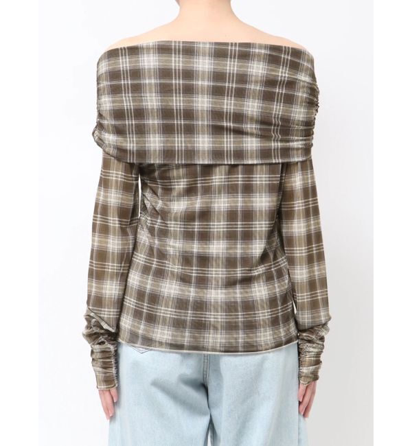 LAGUNAMOON「オフショルチュールタイブラウス」|Tシャツ・カットソー|
