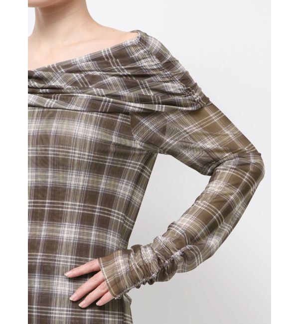 LAGUNAMOON「オフショルチュールタイブラウス」|Tシャツ・カットソー|